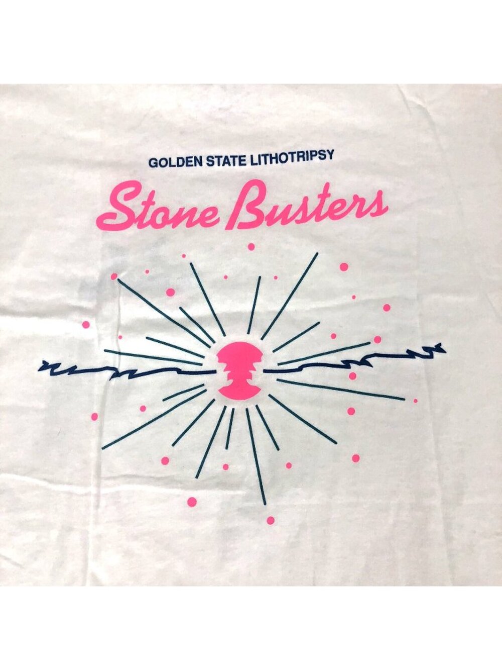 Lithotripters Stone Busters Kidney Doctor White Single Stitch T Shirt Size XL